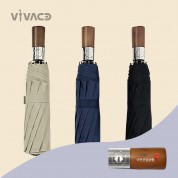 비바체 바론 3단 우드핸들 완전자동우산(컬러인쇄 지원)