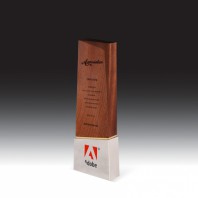 7438 우드금속 상패 ( 85*250*30mm)