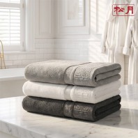 송월 그리드 패턴 타월 170g