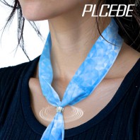 [플씨드] 폴리곤 실크터치 고리형 쿨스카프