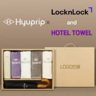 협립 3단 슈퍼 암막 고밀도 원목곡자 완전자동 우양산 +협립호텔코마170타월4P+락앤락슬림핏원터치텀블러-세트