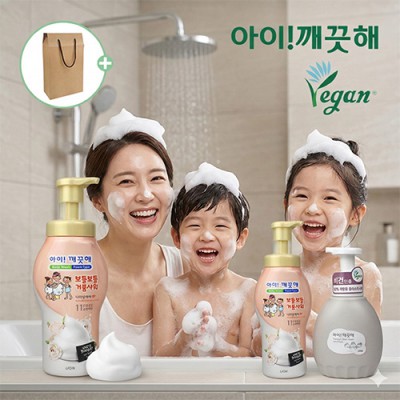 아이깨끗해 바디워시 700g 핸드워시 450ml 2종세트