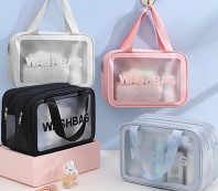 20_더블 지퍼 방수 휴대용 분리 화장품백