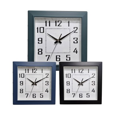 290 정사각 라인 벽시계