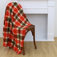 캠프파이어 체크담요