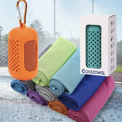 냉감 쿨링 아이스 타올( 쿨타올 스포츠타올+사은품)) 쿨 스카프 쿨타월 수건// 운동타올 기념 타올 기념 수건 행사 타올