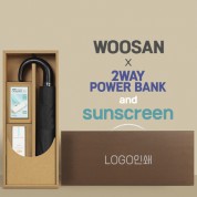 가르시아 3단 60 레자곡자 완전자동우산 +배터리+선크림-세트