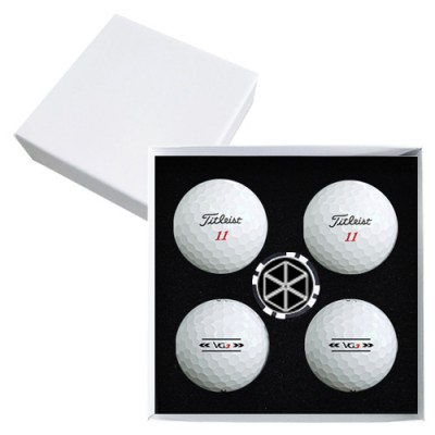 타이틀리스트 VG3 3피스 4구 볼마커칩 고급 싸바리케이스