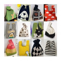 2518 토트 니트가방 손가방 손목가방