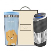시즈넬 선물세트 카카오그래픽텀블러+공기청정기