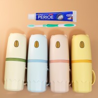 파스텔 곰돌이 칫솔통 (페리오치약50g) 치약 칫솔세트