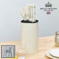 [RG] 디어 칼블럭세트 6P (중식도, 식도, 과도, 묵칼, 가위, 보관 블럭)