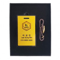 개인별 골프 네임텍(골드)