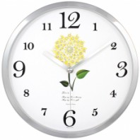 JS 3264 큐빅 크롬 벽시계