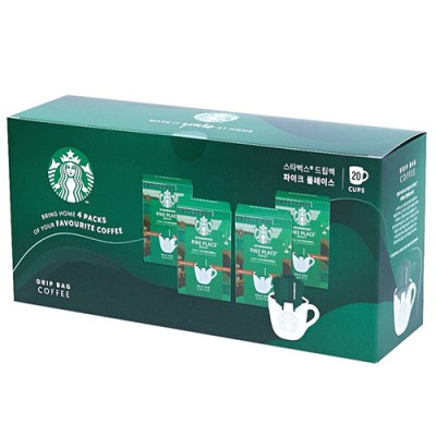 스타벅스 드립백 커피 20개 4팩 선물세트