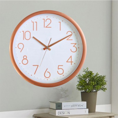 350 로즈골드눈금벽시계