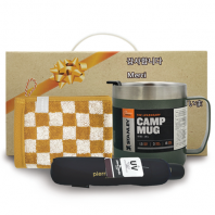 안심생활건강세트 39호(스탠리 캠프머그354ml+3단UV우산+체스뱀부핸드타올)