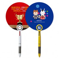 2색볼펜팬시부채(로고/150ɸ)
