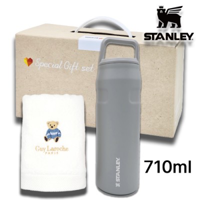 안심생건81호 스탠리 에어로라이트 캡앤캐리텀블러710ml 베어수건 2종세트