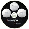원형 타이틀리스트 투어스피드 3구 볼마커 자석티세트
