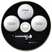원형 타이틀리스트 투어스피드 3구 볼마커 자석티세트