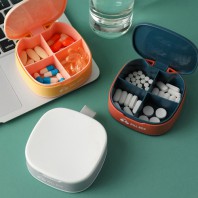 로페리아 사각 4칸나눔 배색 약통케이스(0217373)