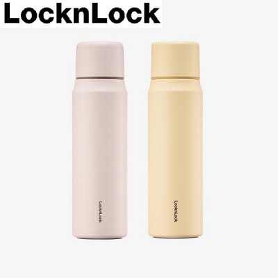 락앤락_1487_스테인리스 스틸304, 마망컵 보온병 505ml_베이지,옐로우