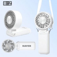 비즈 접이식 목걸이 펠티어 냉각 에어컨 선풍기 5000mAh