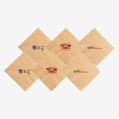 칵테일 냅킨 (흰색/갈색 중 택 1)