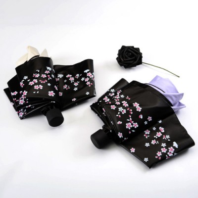 벨솔라 로맨틱블라썸 UV차단 3단 수동우산