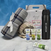 카밀핸드크림 + 망토 담요 + 온더 텀블러 무릎담요 무릅담요 극세사담요 선물 사은품, 방한 용품 답례품 기념품 명절 선물 설선물 설날
