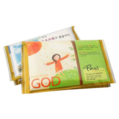 금테 투명칼라 지갑티슈(10조/14조)