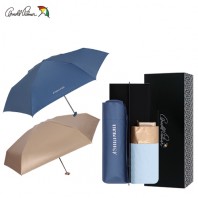 3단슬림사각파스텔,휴대용 5단 210T고밀도이중코팅 골드 우양산세트