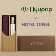 협립 3단60 8K 와인하트 암막 완전자동우산 +코마40수200호텔타월-세트