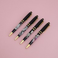금장 고급자개볼펜 리필심세트 블랙