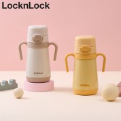 락앤락 916  리틀럽 원터치 스텐 양손 빨대컵 300ml