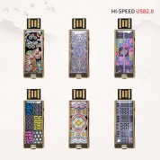 빛나 K-ART 시리즈 자개 USB메모리 USB2.0 4GB~128GB (6종 이미지)