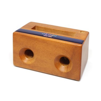 원목 무전력 스마트 스피커 휴대폰거치대