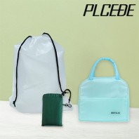 플씨드 사계절 3종 EVA파우치 D세트 (파스텔 데일리 방수 보온보냉백+일체형 포켓 돗자리 소형)