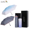 3단슬림사각파스텔바이어스,파스텔 그라데이션 6K 5단 수동 경량 양우산세트(0190434)