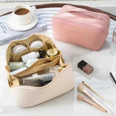 여행용 메이크업 파우치 대용량 화장품 멀티 수납 가방