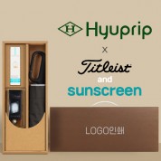 협립3단60 카라비너10K 거꾸로 300T고밀도 완전자동 우산 +선크림+타이틀리스트 골프공 3구-세트