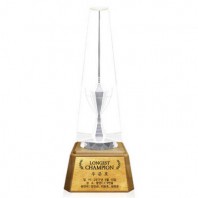 KC430 모던오피스 명품 우드&크리스탈 LED 트로피 2