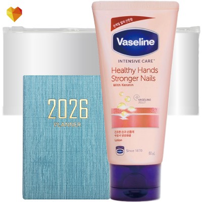 브생건46호 플래너 2종세트(2026 미니수첩+바세린 핸드크림)