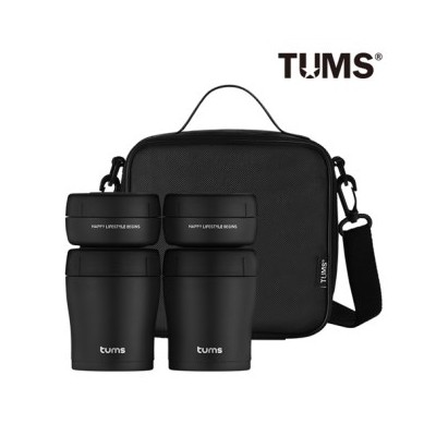 텀스 마카롱 보온도시락 세트 4P