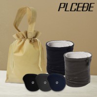 플씨드 겨울 3종 복주머니 파우치 A세트 (프리미엄 넥워머+청음 귀마개)