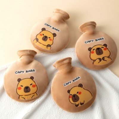 귀여운 카피바라 보온 물주머니 손난로