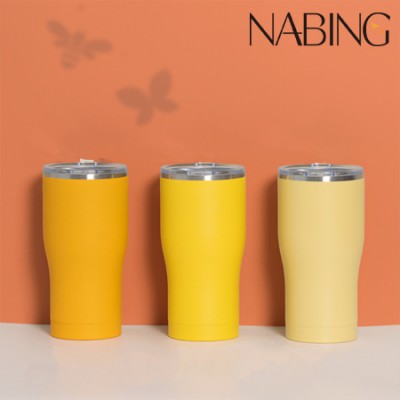 나빙 3가지 자연을 담은 태양빛 304 스텐 슬라이드캡 텀블러 600ml