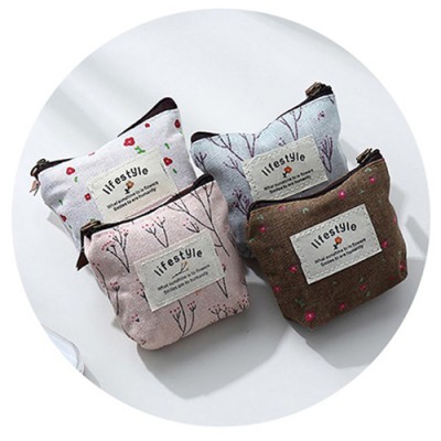 플라워 포켓 동전 지갑 미니 파우치 Y2537