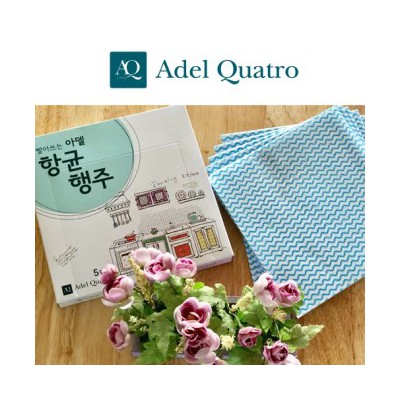 재사용가능!!아델 향균행주 5P(스티커인쇄)